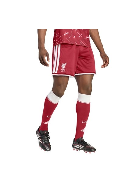 Shorts Fútbol Vinotinto Adidas Locales Liverpool Fc 26/27 Hombre