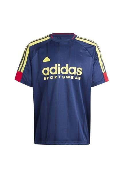 Adidas Performance Camiseta Adidas Hombre M Tiro Ntpk Tee - Azul-Amarillo Camiseta