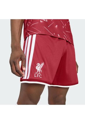 Shorts Fútbol Vinotinto Adidas Locales Liverpool Fc 26/27 Hombre