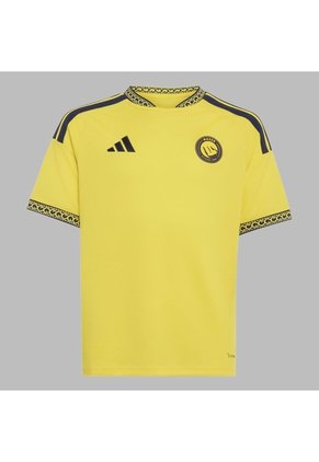 Camiseta Adidas Kids Local Al Nassr 26/27 Ronaldo 7 - Amarillo - Fútbol | Uso Casual Y Entrenamiento