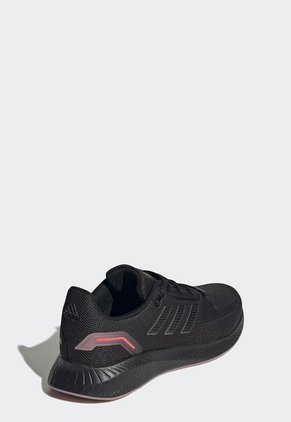 Tenis Running Negro-Coral-Lila adidas Performance Runfalcon 2.0
