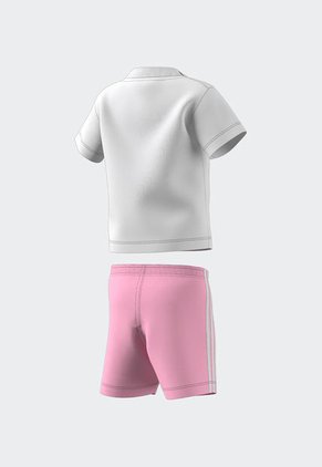 Conjunto Blanco-Rosa adidas Kids Trifolio