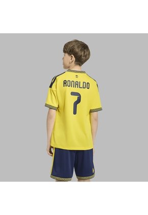 Camiseta Adidas Kids Local Al Nassr 26/27 Ronaldo 7 - Amarillo - Fútbol | Uso Casual Y Entrenamiento