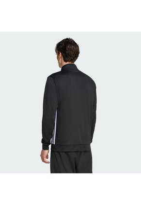 Chaqueta Entrenamiento Negra Adidas Workout Essentials All-Set 3 Rayas Hombre