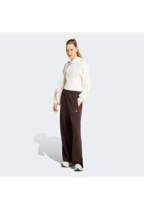 Pantalón Café Adidas Seasonal Essentials 3 Rayas Animal Print Mujer