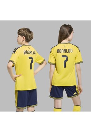 Camiseta Adidas Kids Local Al Nassr 26/27 Ronaldo 7 - Amarillo - Fútbol | Uso Casual Y Entrenamiento