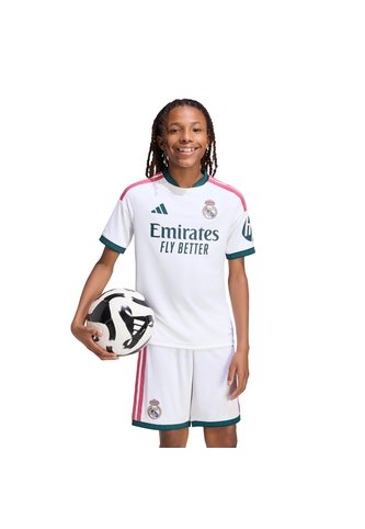 Camiseta Fútbol Blanca Adidas Local Real Madrid 26/27 Niños adidas Performance