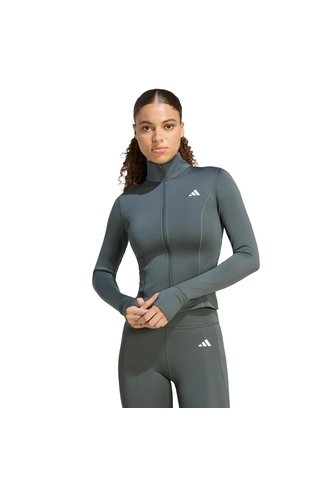Chaqueta Entrenamiento Gris Adidas Optime Essentials Mujer adidas Performance