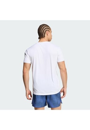 Camiseta Running Blanca Adidas Adi365 Essentials Brand Love Hombre