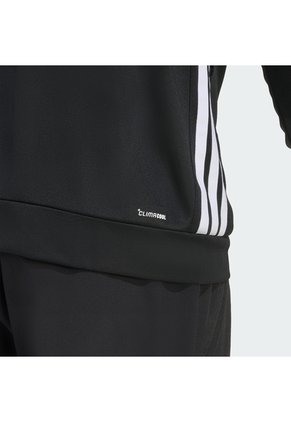 Chaqueta Entrenamiento Negra Adidas Workout Essentials All-Set 3 Rayas Hombre