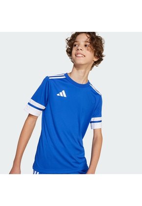 Camiseta Fútbol Azul Adidas Squadra 25 Niños