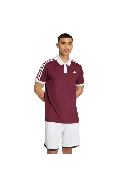 Camiseta Tenis Vinotinta Adidas Polo Classics Hombre