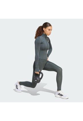Chaqueta Entrenamiento Gris Adidas Optime Essentials Mujer