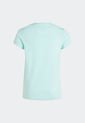 Camiseta Aguamarina-Blanco adidas Performance Essentials Logo Grande de adidas Performance