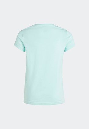 Camiseta Aguamarina-Blanco adidas Performance Essentials Logo Grande