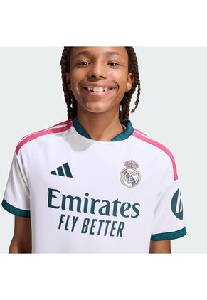 Camiseta Fútbol Blanca Adidas Local Real Madrid 26/27 Niños