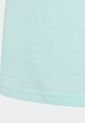 Camiseta Aguamarina-Blanco adidas Performance Essentials Logo Grande de adidas Performance