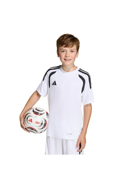Camiseta Fútbol Blanca Adidas Tiro26 League Niños
