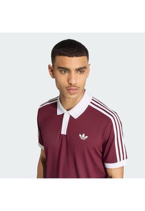 Camiseta Tenis Vinotinta Adidas Polo Classics Hombre
