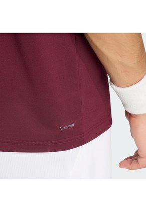 Camiseta Tenis Vinotinta Adidas Polo Classics Hombre
