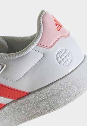 Tenis Lifestyle Blanco-Rojo-Rosa adidas Kids Breaknet 2.0