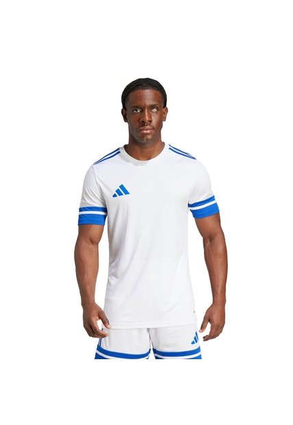 Camiseta Fútbol Blanca Adidas Squadra 25 Hombre