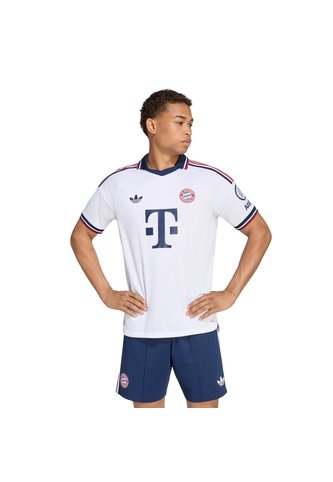 Camiseta Fútbol Blanca Adidas Visitante Fc Bayern 26/27 Versión Jugador Hombre adidas Performance