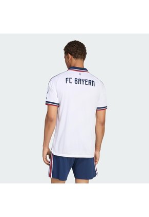 Camiseta Fútbol Blanca Adidas Visitante Fc Bayern 26/27 Versión Jugador Hombre
