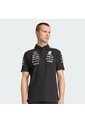 Camiseta Negra Adidas Polo Equipo Ingenieros Mercedes AMG Petronas F1 Hombre de adidas Performance