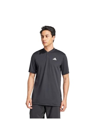 Camiseta Tenis Negra Adidas Club Henley Hombre adidas Performance