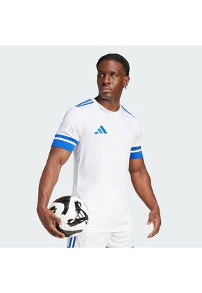 Camiseta Fútbol Blanca Adidas Squadra 25 Hombre
