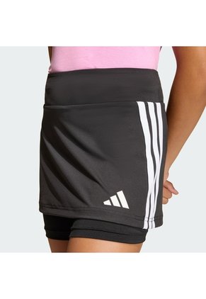 Shorts Entrenamiento Negro Adidas Train Essentials 3 Rayas Niñas