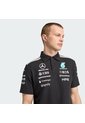 Camiseta Negra Adidas Polo Equipo Ingenieros Mercedes AMG Petronas F1 Hombre de adidas Performance