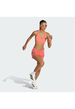 Shorts Running Rosa Adidas Adizero Pro Bolsillos Mujer