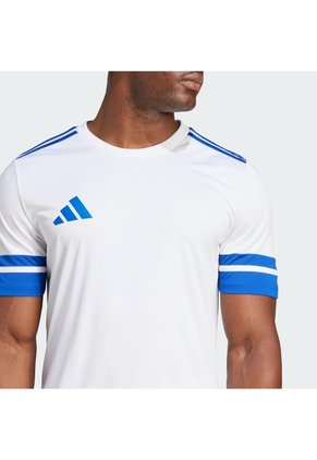 Camiseta Fútbol Blanca Adidas Squadra 25 Hombre