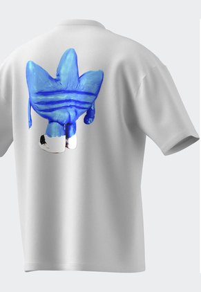 Camiseta adidas Originals Clay Trifolio Blanco