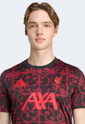 Camiseta adidas Prepartido del Liverpool FC 25/26 Negro