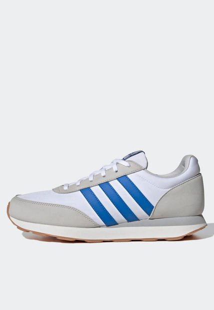 Tenis Running Blanco-Azul Royal-Gris adidas Performance Run 60s 3.0