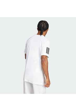 Camiseta Tenis Blanca Adidas Club Climacool 3 Bandas Hombre