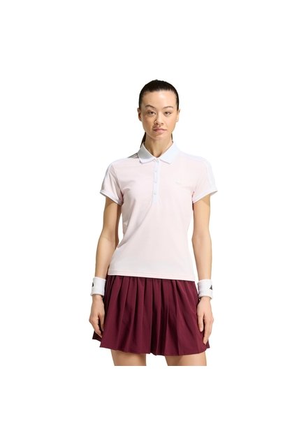 Camiseta Tenis Rosa Adidas Polo Classics Mujer