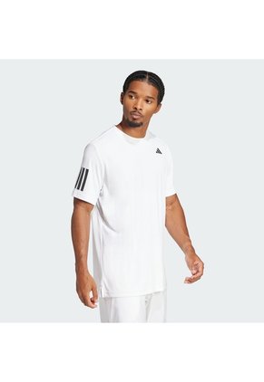 Camiseta Tenis Blanca Adidas Club Climacool 3 Bandas Hombre