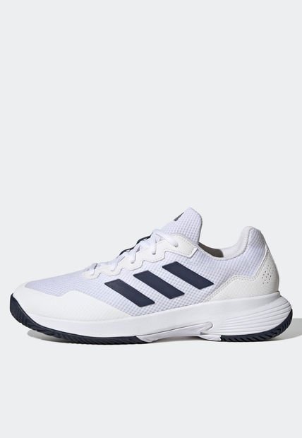 Tenis para Tennis Blanco-Azul Navy adidas Performance GameCourt 2