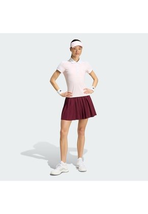 Camiseta Tenis Rosa Adidas Polo Classics Mujer