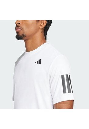 Camiseta Tenis Blanca Adidas Club Climacool 3 Bandas Hombre