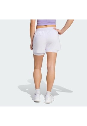 Shorts Running Morado Adidas Adi365 Essentials 2 En 1 Mujer
