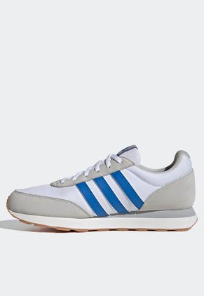 Tenis Running Blanco-Azul Royal-Gris adidas Performance Run 60s 3.0
