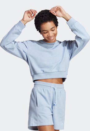 Buzo Celeste adidas Performance All SZN Felpa Francesa