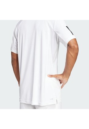 Camiseta Tenis Blanca Adidas Club Climacool 3 Bandas Hombre