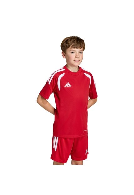 Camiseta Fútbol Roja Adidas Tiro26 League Niños