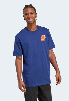 Camiseta adidas Sportswear Graphic Food  Azul